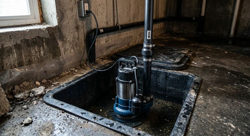 Basement Drainage Installation in Huntsville, AL