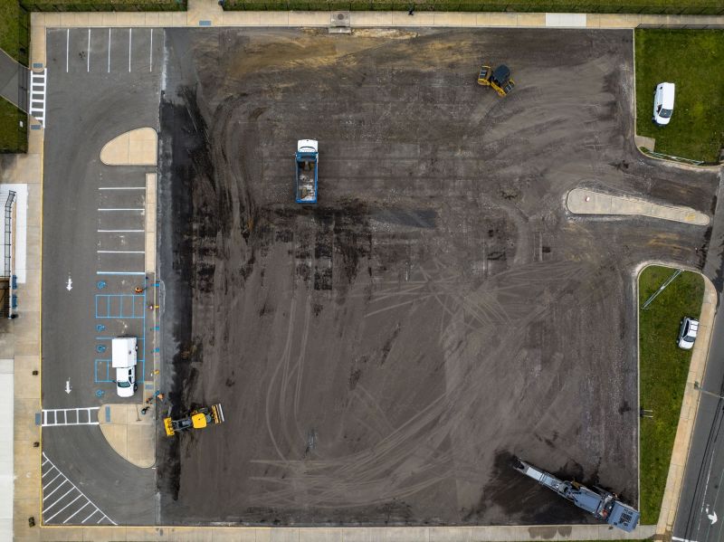 Parking Lot Excavation in Suwanee, GA