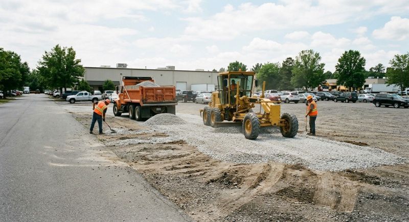 Parking Lot Excavation in Marietta, GA