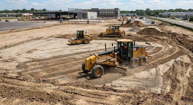 Parking Lot Gravel Repair in Roswell, GA